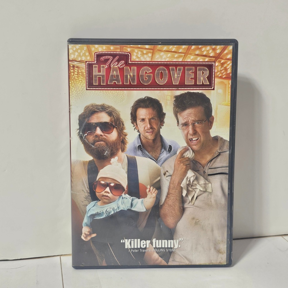 The Hangover DVD 2009 Comedy Movie Bradley Cooper Zach Galifianakis Widescreen